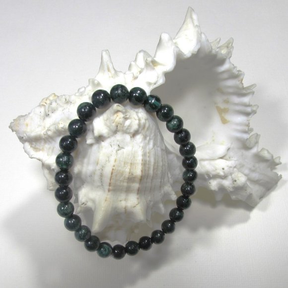 Natural Emerald Gemstone Bracelet - Picture 1 of 5